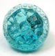 Antique Charmstring Button Aqua Candy Mold W/ Radiant Back Mold Buttons photo 2
