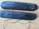2 Antique Spectacle Eyeglass Cases Phil Seewald Jeweler & Optician Hudson Mich Optical photo 2