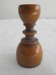 Antique Victorian Carved Boxwood Medical Apothecary Chemist Double Measure C1850 Other photo 5