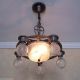 632 Vintage 20s 30 ' S Ceiling Light Lamp Fixture Chandelier Polychrome Re - Wired Chandeliers, Fixtures, Sconces photo 3