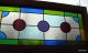 Large Transom Stained Glass Window Leaded Panel - Victorian Classic 1940-Now photo 1