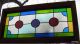 Large Transom Stained Glass Window Leaded Panel - Victorian Classic 1940-Now photo 2