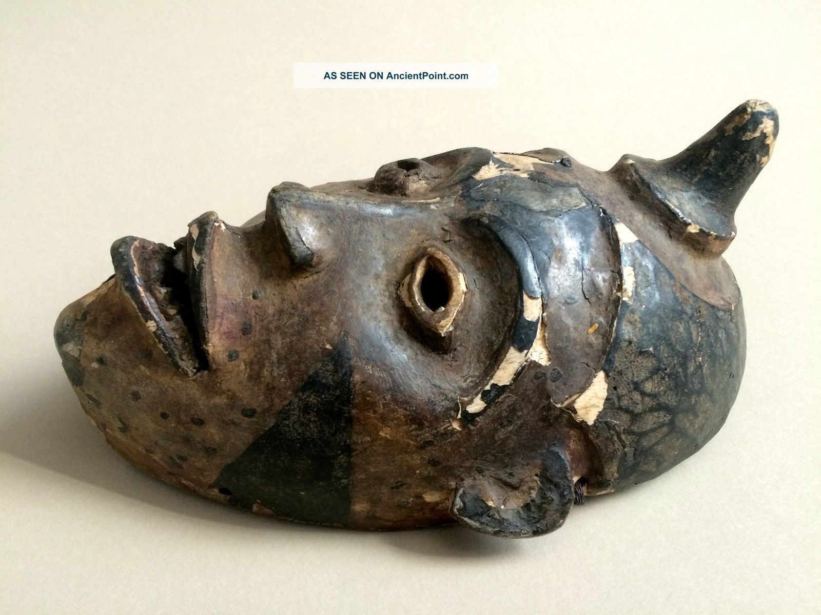 Authentic Old Igbo African Collectors Antique Mask From Nigeria Masks photo