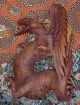 Huge Massive Hand Carved Wood Wyvern Pterosaur Dragon 21” Tall {60” Tail - Nose} Pacific Islands & Oceania photo 1