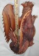 Huge Massive Hand Carved Wood Wyvern Pterosaur Dragon 21” Tall {60” Tail - Nose} Pacific Islands & Oceania photo 7