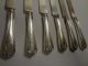 Vintage Silverplated 6 French Hollow Knives 1911 Louis Xvi Oneida Community Flatware & Silverware photo 2