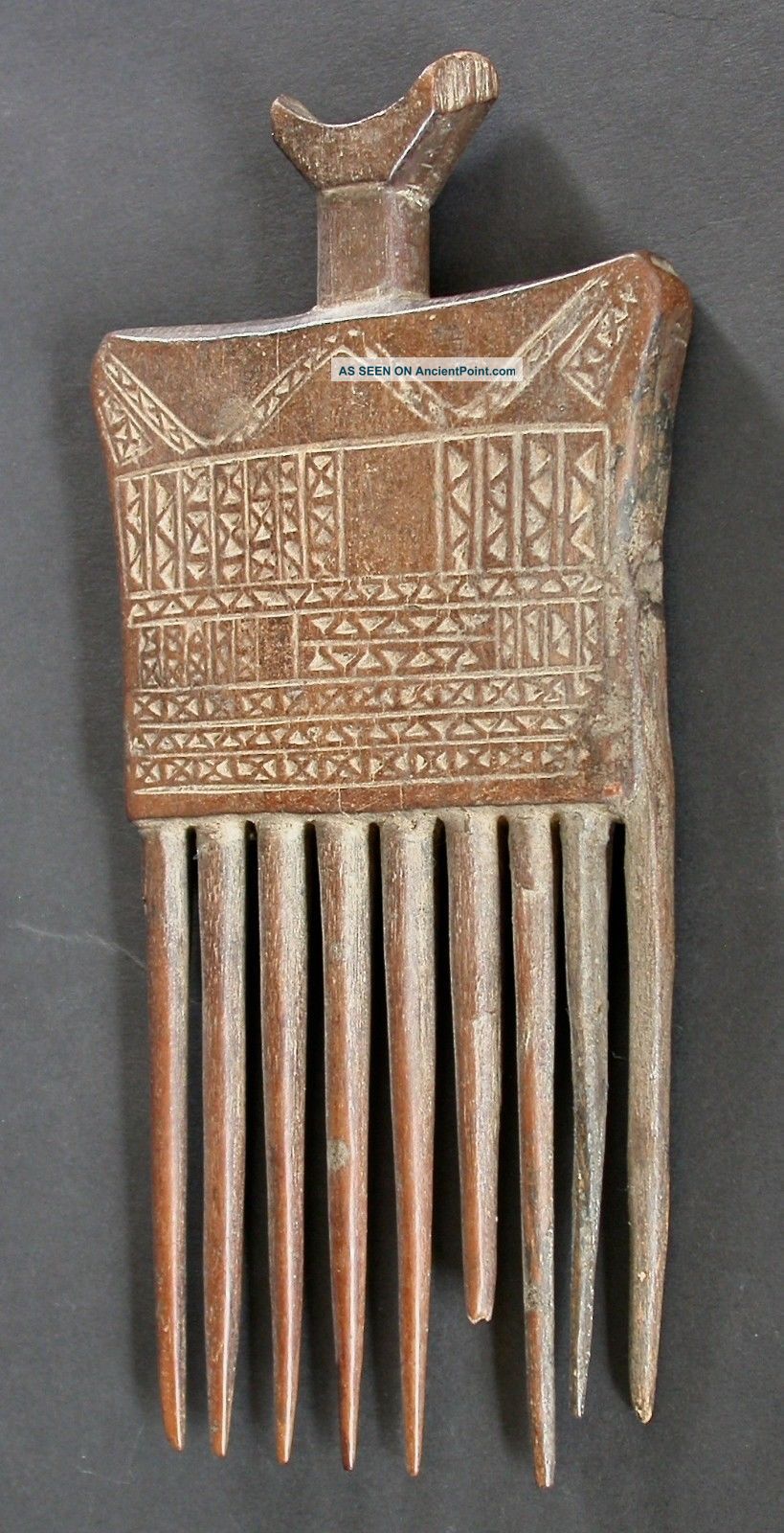 Antique Baule Comb Ivory Coast - Cote D ' Ivoire C.  1910 - 1920 Other photo