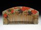 Edo Japanese Geisha Kushi Comb Kanzashi Lacquer Makie Hair Kinpaku Urushi Set 33 Other photo 1