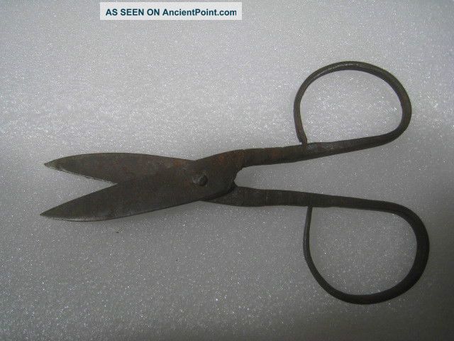 Rare Small Antique Chinese Iron Scissors Snuff Bottles photo