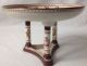 Rare Neoclassical Tripod Compote Bowl Greek Mythology Gods 3 Column Vtg Antique? Greek photo 5