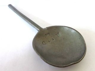 17th Century Pewter Spoon photo