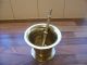 Hq Vintage Persian (islamic/middle Eastern) Brass Mortar And Pestle Set Middle East photo 5