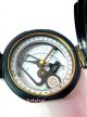Artshai Professional Brass Brunton Compass With Leather Case For Surveying Compasses photo 3