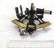 Navy Ship 7 Inch Brass Micrometer Nautical Sextant With Wooden Box Sextants photo 5