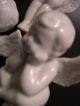 Set Of 3 Vtg Antique White Porcelain Angel Cherub Cupids Statue Figure Figurine Figurines photo 5