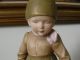Royal Dux Amphora Czechoslovakia Dutch Boy Hen Figurine Planter 10 1/4 