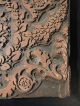 Rare Large Hand Carved Paris France Wood Wallpaper Textile Printing Block 21 