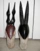 African Animal Antelope Horns Gazelle Mask Africa Bambara / Nigeria Decor Masks photo 5