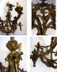 Antique Bronze Chandelier Winged Dragon 3 Light / Arm European / Russian 1891 Eb Chandeliers, Fixtures, Sconces photo 9