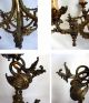 Antique Bronze Chandelier Winged Dragon 3 Light / Arm European / Russian 1891 Eb Chandeliers, Fixtures, Sconces photo 6