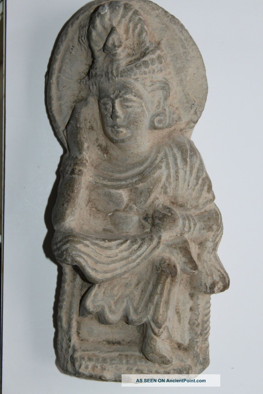 Ancient Indo Greek Buddhist Buddha Figure 200/400 Ad God Near Eastern photo