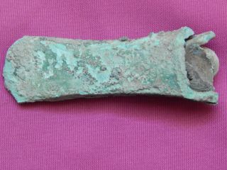 Celts,  Piliny Culture,  Bronze Celtic Axe With Undefined Artifacts,  14 - 11 Cbc photo