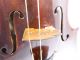 Antique Violin Antonius Stradivarius Cremonensis Copy With Bow And Case String photo 9