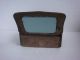 Antique 19th Century Wood Hand Made Engraved Toilet / Jewellery Box With Mirror Primitives photo 6
