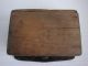 Antique 19th Century Wood Hand Made Engraved Toilet / Jewellery Box With Mirror Primitives photo 8