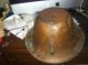 Primitive Antique/vintage Copper Bowl / Spittoon / Cuspidor With Lots Of Patina Primitives photo 3