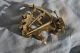 Old Sextant,  Brass Marine Nautical Octant Astrolabe Slow Fast Motion Sextants photo 6