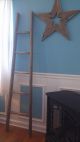 Handmade Orchard Farmhouse Alder Wood Ladder 6ft Rustic 72 