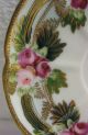 Antique Hand - Painted Nippon Porcelain Tea Cup & Saucer With Gold Beads & Roses Cups & Saucers photo 9
