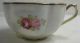 Antique Hand - Painted Nippon Porcelain Tea Cup & Saucer With Gold Beads & Roses Cups & Saucers photo 4