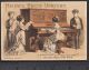 Haines Brothers Piano Co New York Ny Recital Victorian Advertising Trade Card Keyboard photo 1