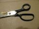 Antique Scissors 11 3/4 Inches Long With 6 1/4 Inch Blade Tools, Scissors & Measures photo 5