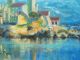 French Riviera Oil Painting By Listed American Impressionist Artist Other photo 3