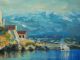 French Riviera Oil Painting By Listed American Impressionist Artist Other photo 7