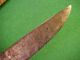 Fantastic Old Antique Short Sword Dagger Knife With Sheath & Bovine Bone Pommel Pacific Islands & Oceania photo 6
