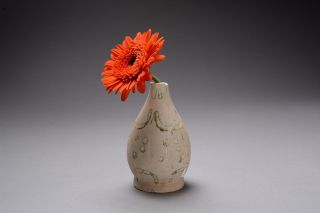 Antique Medieval Hoi An Hoard Shipwreck Salvaged Flower Pot Vase - 1450 photo