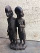 Vintage Antique Rare Rosewood Man And Woman Figure Figurine African Tribal Art Sculptures & Statues photo 4