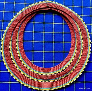 Ethnic Masai Gift Traditional Coloured Lady Collar House Decor Wall New Hangings photo