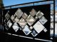 Black Diamonds Large Stained Glass Window Panel 12.  5 X 22.  5 1940-Now photo 4
