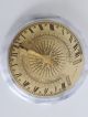 Authentic Models Brass Marble Base Sundial R.  Glynne Fecit 18th Century Compass Compasses photo 3