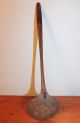 12 Inch Handle Brown Wooden Spoon Decorative Folk Art Primitives photo 3