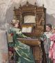 Angle Choir Chicago Cottage Organ Cable Piano Co Poem 1895 York Advertising Card Keyboard photo 1