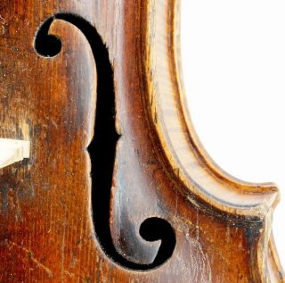 Very Old,  Antique,  18th Century Violin By Fried Aug Glass,  Ready - To - Play,  Grafted photo