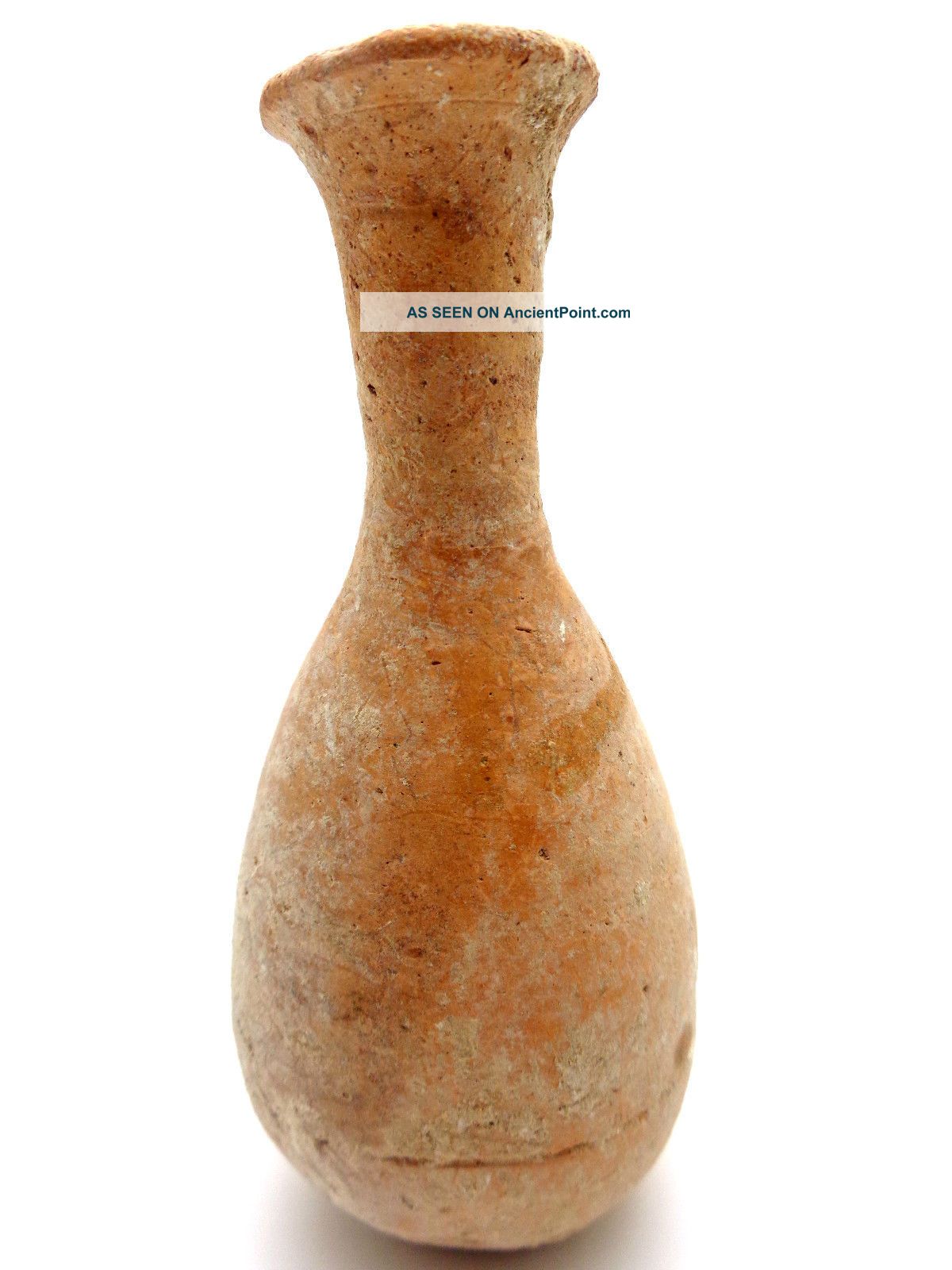 Ancient Greek Bottle Circa 400 B.  C.  Vf Greek photo