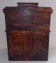 Antique Child ' S Oak Tambour Roll Top Desk W/one Drawer - Pull Out Writing Ext 1800-1899 photo 6