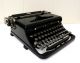 Vintage 1930 ' S Royal Portable Model O Typewriter | Glossy Black | 1938 - 39 Typewriters photo 1